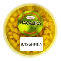 Кукурудза насадка, Art Fishing, банку, 150 мл, смак Полуниця